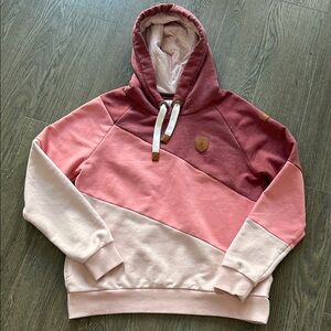 Wanakome Horizon Hoodie XL- Pink Colorblock